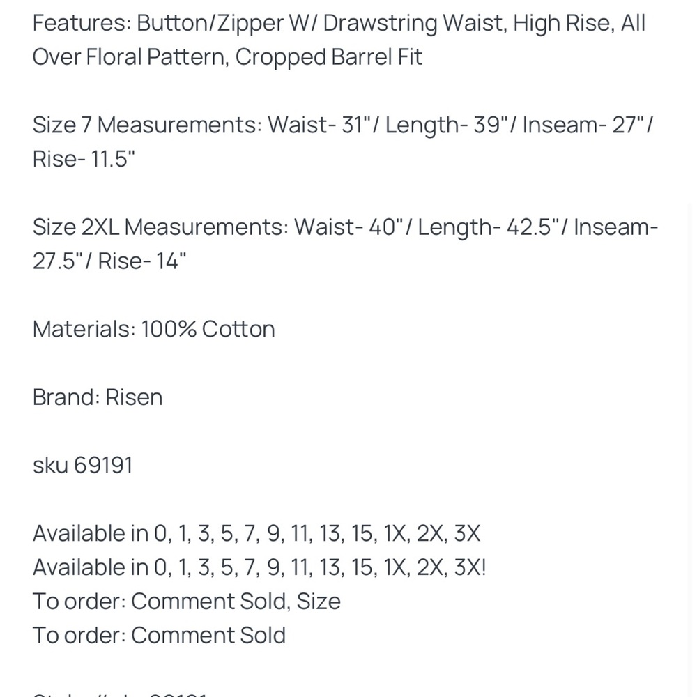Risen Floral-Pattern Denim Barrel Jeans - Picture 6 of 6